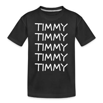Geschenk für Timmy - Kinder Premium Bio T-Shirt - Schwarz - Vorne