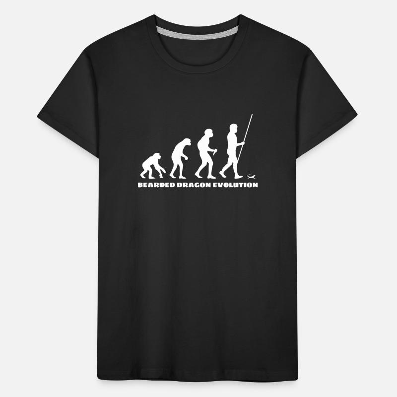Bearded Dragon Bartagame Evolution Kinder Premium Bio T-Shirt