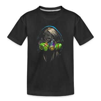 graffiti - T-shirt bio Premium Enfant - noir - Devant