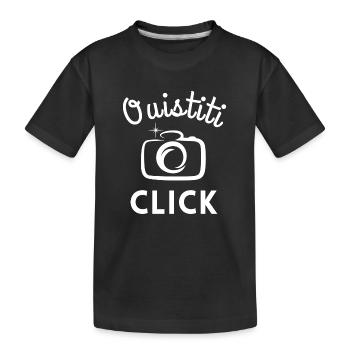 photo, photographe, prendre une photo - T-shirt bio Premium Enfant - noir - Devant