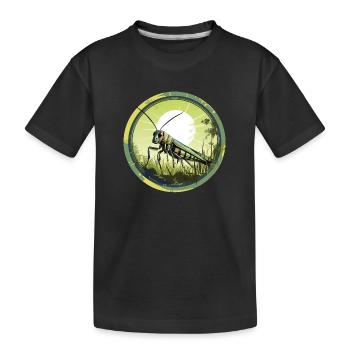 Sauterelle - T-shirt bio Premium Enfant - noir - Devant