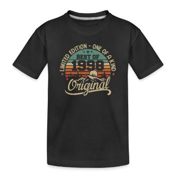 Vintage 1998 Legend - Retro Geburtstagsgeschenk - Kinder Premium Bio T-Shirt - Schwarz - Vorne