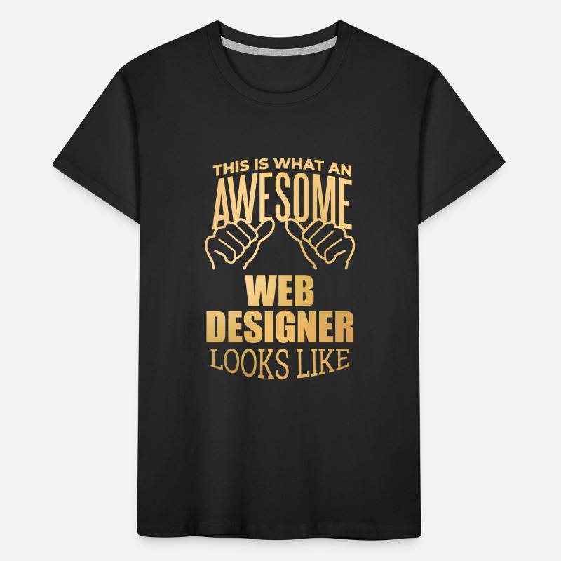 Web Designer Web Designer T-shirt bio Premium Enfant
