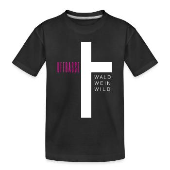 Croix de Saint-Jean - T-shirt bio Premium Enfant - noir - Devant