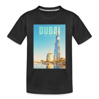 Horizon de Dubaï – Métropole du désert - T-shirt bio Premium Enfant - noir - Devant