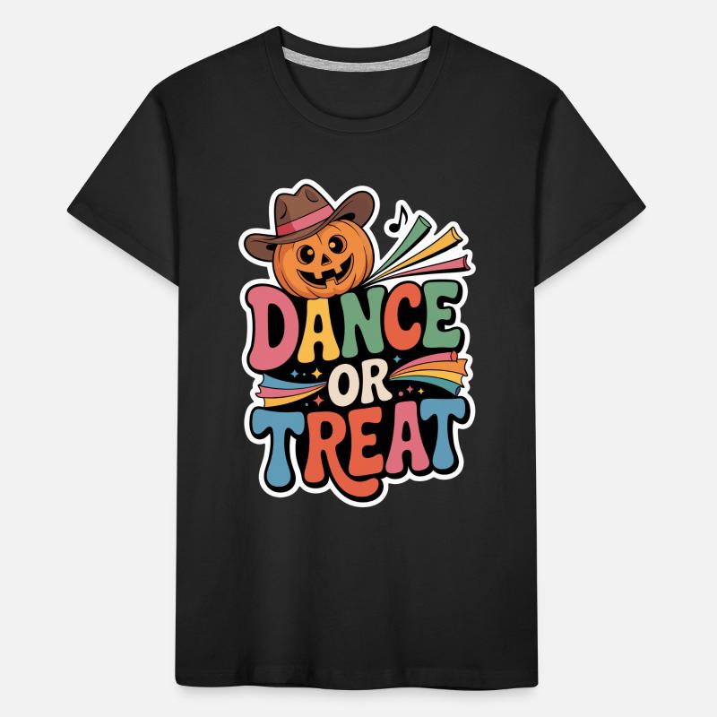 Halloween Tanz oder Treat Kinder Premium Bio T-Shirt