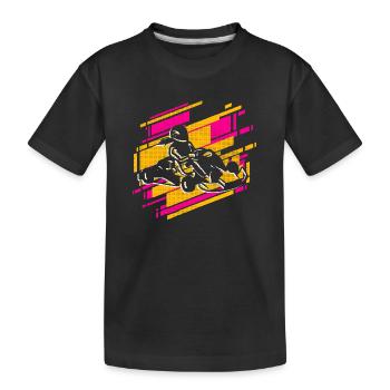 Go Kart Go-Kart Girls Motorsport Go-Kart - T-shirt bio Premium Enfant - noir - Devant