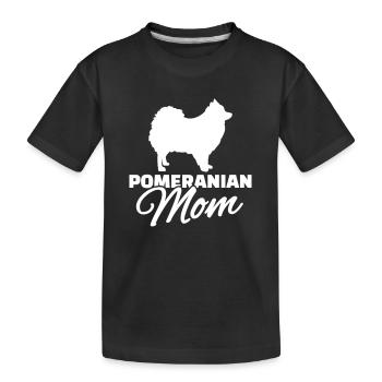 Spitz - Kinder Premium Bio T-Shirt - Schwarz - Vorne