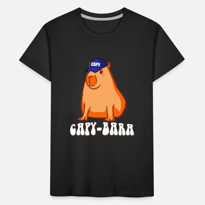 Capybara lustiger Spruch Capy Bara Kinder Premium Bio T-Shirt