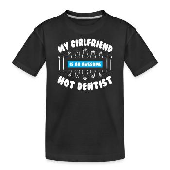 Ma copine dentiste sexy - T-shirt bio Premium Enfant - noir - Devant
