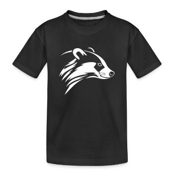 Blaireau - T-shirt bio Premium Enfant - noir - Devant