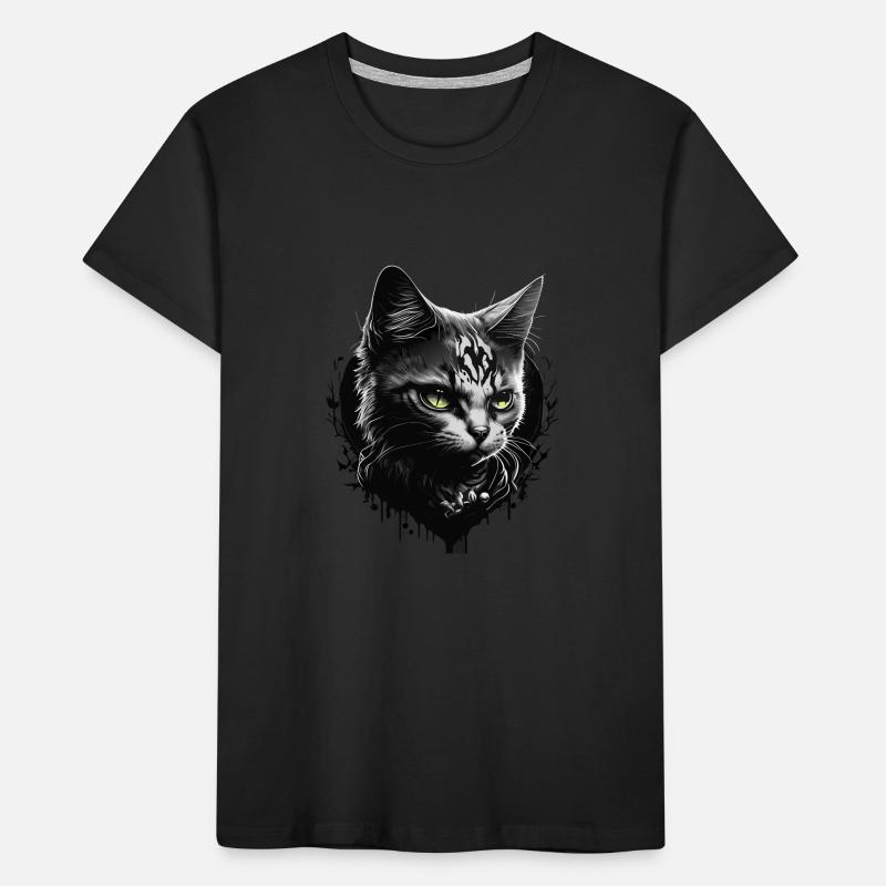 Bad Cat Kids' Premium Organic T-Shirt