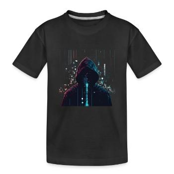Piratage - T-shirt bio Premium Enfant - noir - Devant