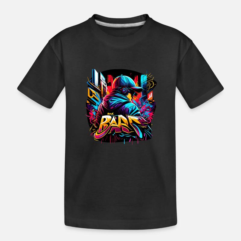 graffitti boy - Kinder Premium Bio T-Shirt - Schwarz