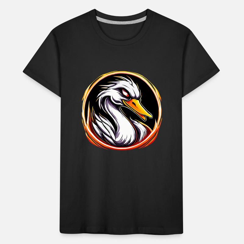 angry swan Kinder Premium Bio T-Shirt