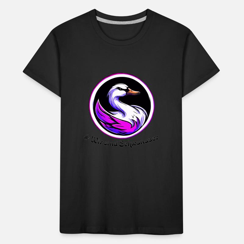 swan Schwanau 3 Kinder Premium Bio T-Shirt