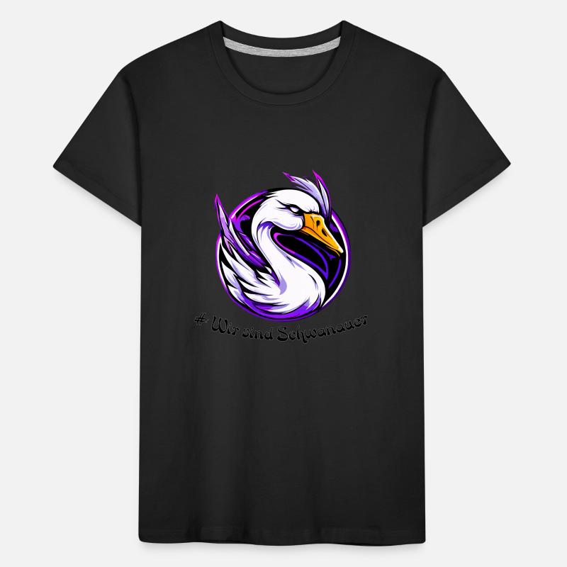 swan Schwanau 2 Kids' Premium Organic T-Shirt