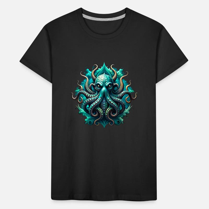 kraken Kinder Premium Bio T-Shirt