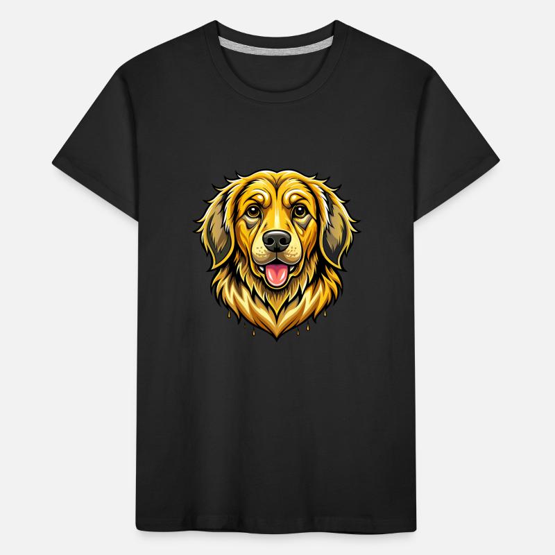 golden retriever Kinder Premium Bio T-Shirt