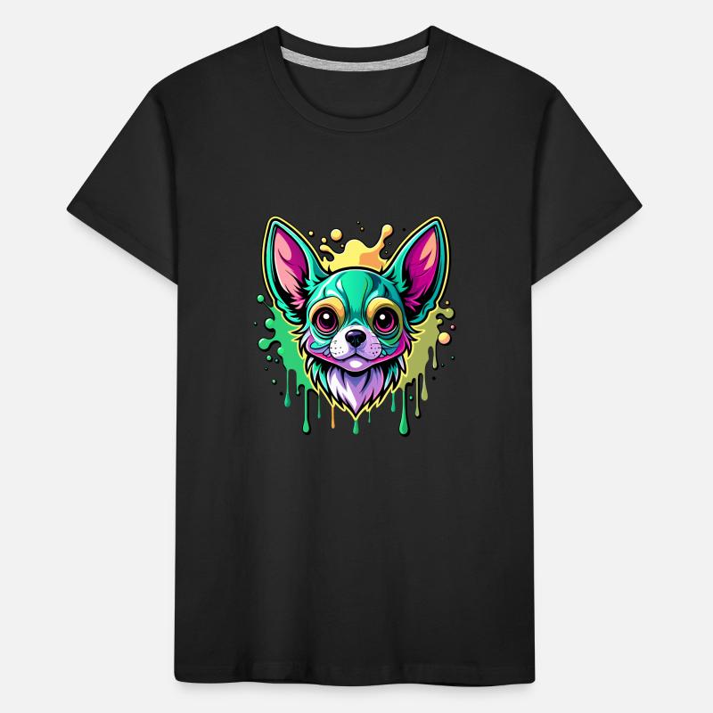 Chihuahua Green Kids' Premium Organic T-Shirt