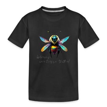 Quand nous irons - T-shirt bio Premium Enfant - noir - Devant