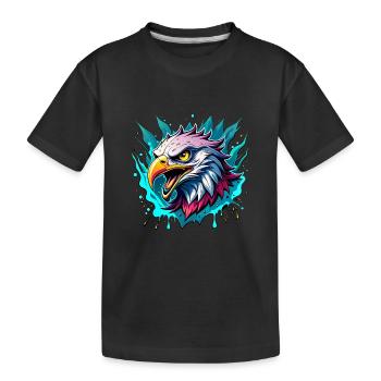 aigle - T-shirt bio Premium Enfant - noir - Devant