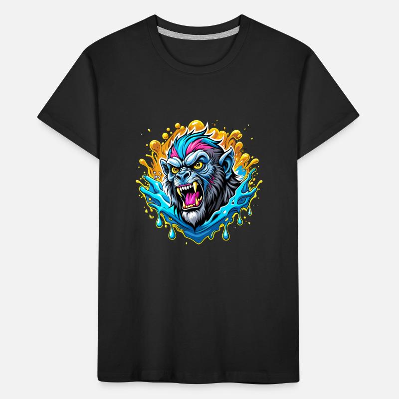 Singe T-shirt bio Premium Enfant
