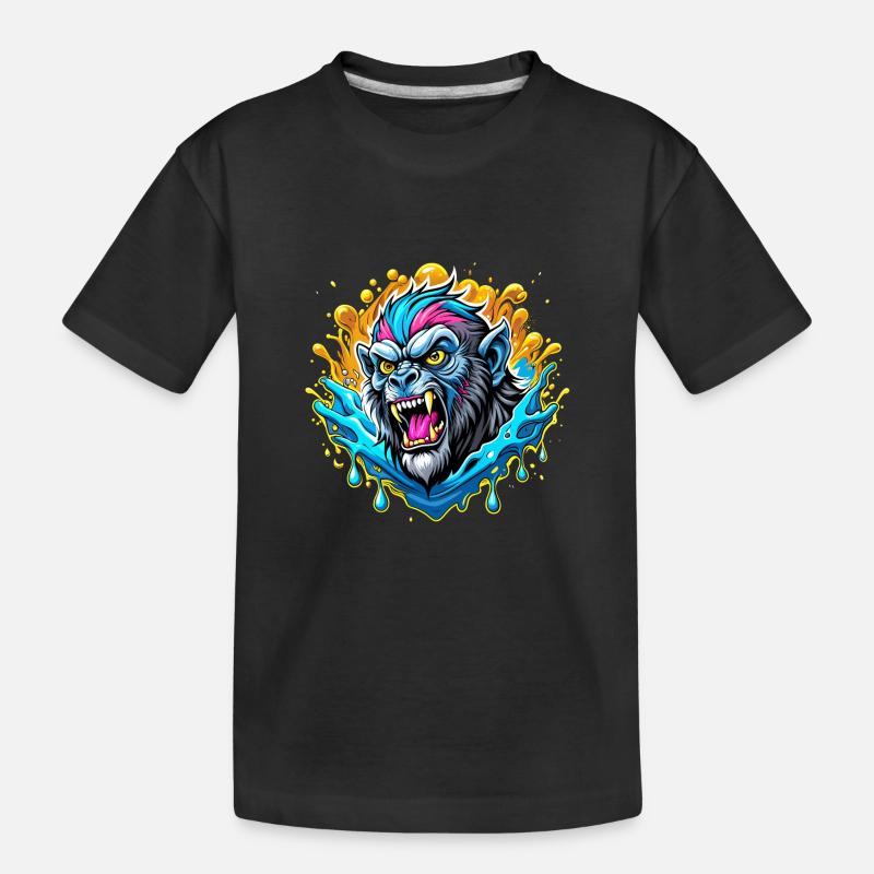 Singe - T-shirt bio Premium Enfant - noir
