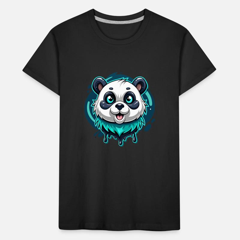 panda Kinder Premium Bio T-Shirt
