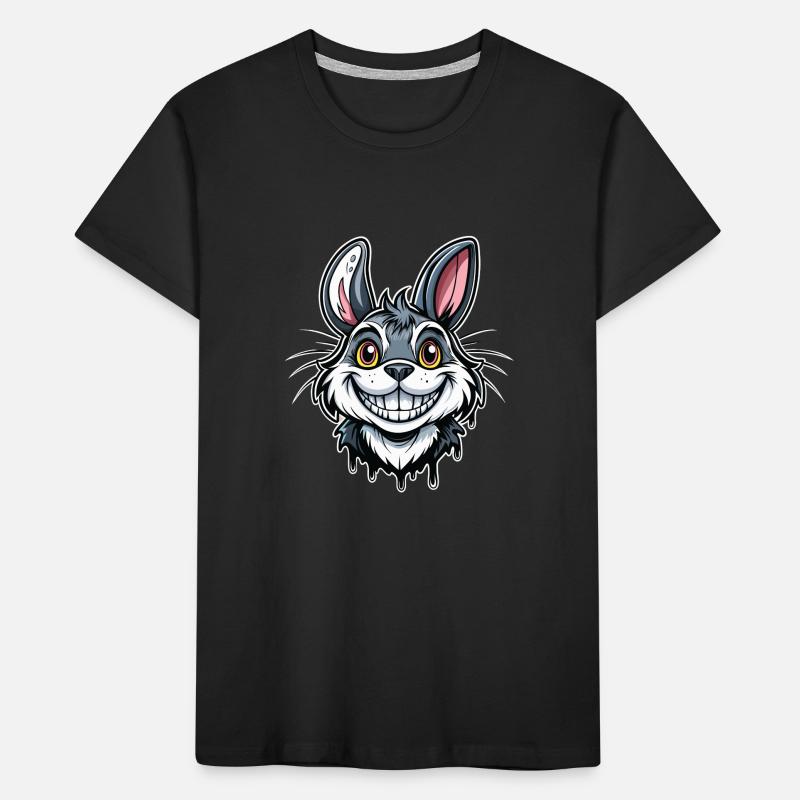 Cheshire Bunny Kids' Premium Organic T-Shirt