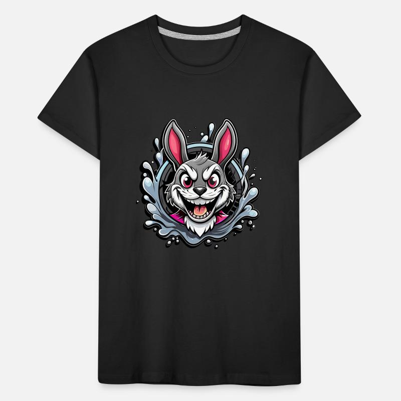 crazy easter bunny Kinder Premium Bio T-Shirt