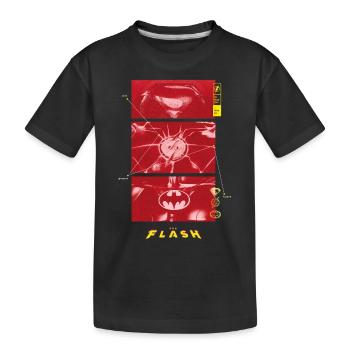 The Flash, Supergirl Et Batman Super Costumes - T-shirt bio Premium Enfant - noir - Devant