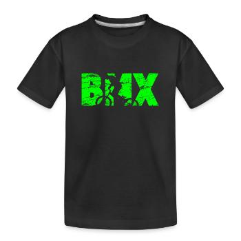 BMX - Kinder Premium Bio T-Shirt - Schwarz - Vorne