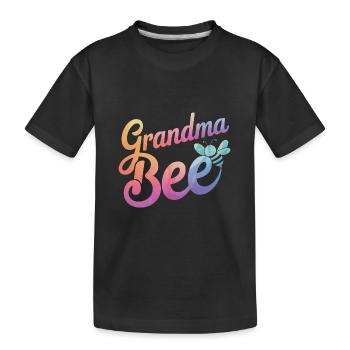 abeille abeille apicultrice abeille abeille - T-shirt bio Premium Enfant - noir - Devant