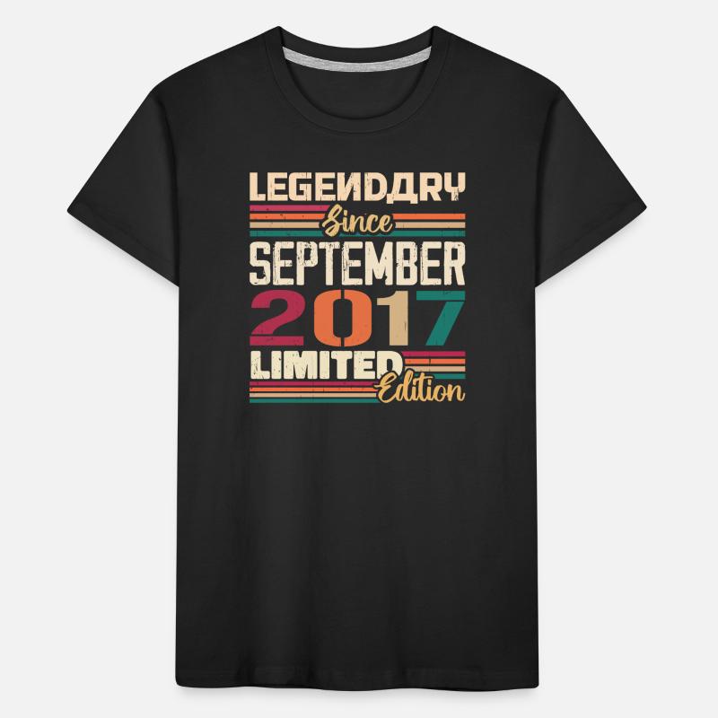 September 2017 Anniversary 2017 September Gift Kids' Premium Organic T-Shirt