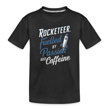 Maquette Rocket Builder - T-shirt bio Premium Enfant - noir - Devant