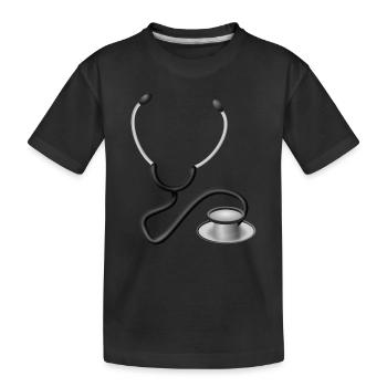 médecin - T-shirt bio Premium Enfant - noir - Devant