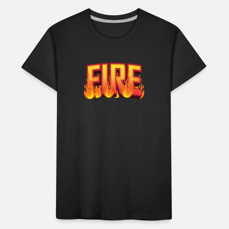 Halloween Fire Hot Matching Gift Part 2 Kids' Premium Organic T-Shirt
