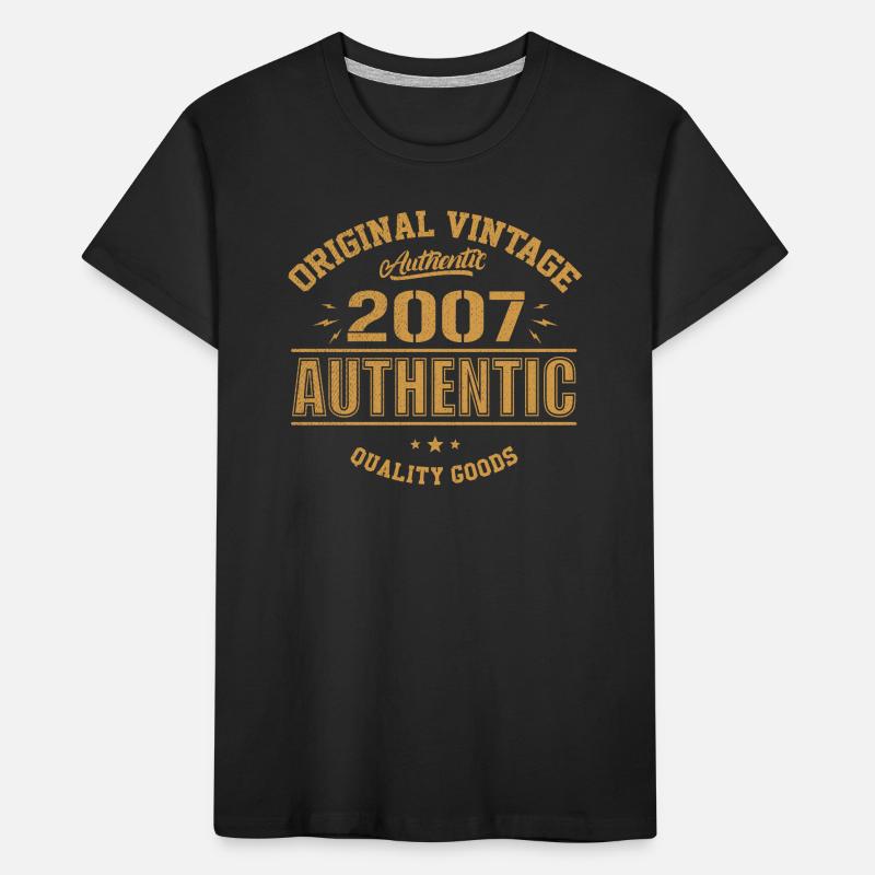 Authentic 2007 Original Birthday Gift 2007 Kids' Premium Organic T-Shirt