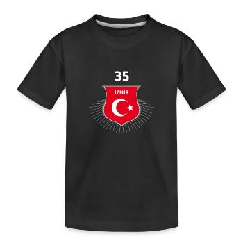 Izmir 35 Türkei Türkiye - Kinder Premium Bio T-Shirt - Schwarz - Vorne