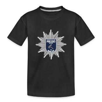 Ihr Maler. Schneller als die Polizei. Geschenk. - Kinder Premium Bio T-Shirt - Schwarz - Vorne