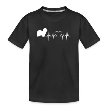 Shirt Coton de Tulear cadeau - T-shirt bio Premium Enfant - noir - Devant