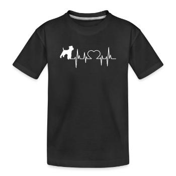 Welsh Terrier Gift Shirt - Kids' Premium Organic T-Shirt - black - Front