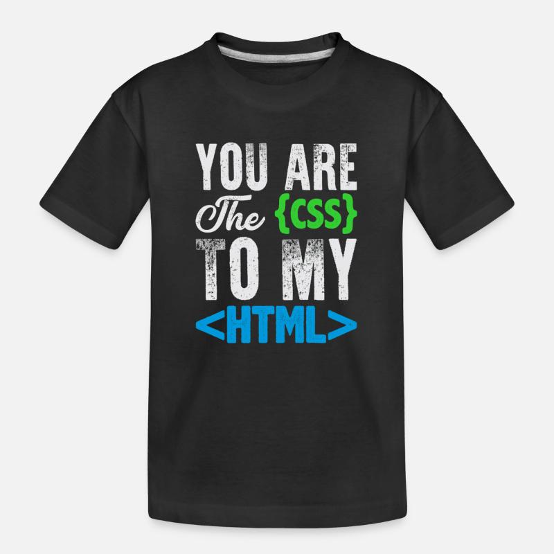 Lustiges Computer Nerd Shirt & Geschenk - Kinder Premium Bio T-Shirt - Schwarz
