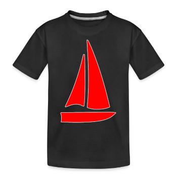 Voilier, voilier, - T-shirt bio Premium Enfant - noir - Devant