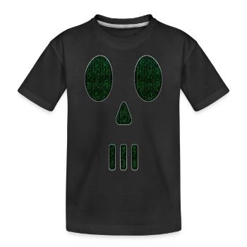 Hacking Hacks Hacker Computer Malware eSport Trojaner - Kinder Premium Bio T-Shirt - Schwarz - Vorne