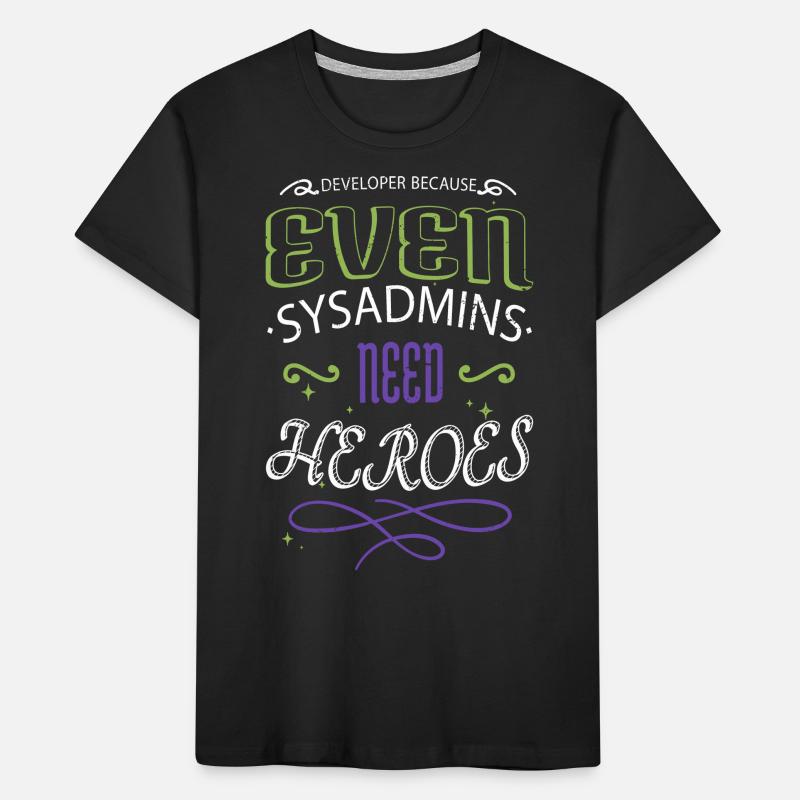 computer language dads favorite fun Kids' Premium Organic T-Shirt
