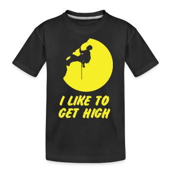 Alpiniste Nature Aventure - T-shirt bio Premium Enfant - noir - Devant