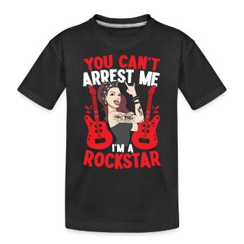You Can't Arrest Me I'm A - Kinder Premium Bio T-Shirt - Schwarz - Vorne