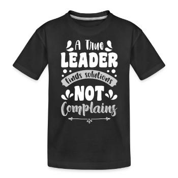 Boss Job Firma Team - Kinder Premium Bio T-Shirt - Schwarz - Vorne